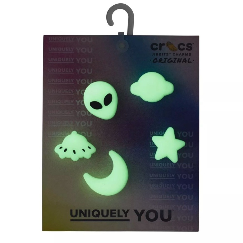 Crocs Glow in the Dark charms set